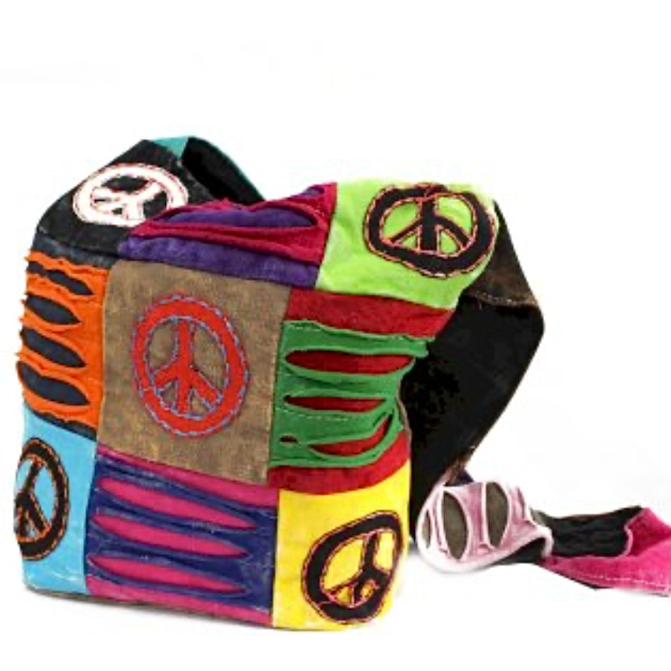 Ethnic Sling Bag - Peace or Ohm