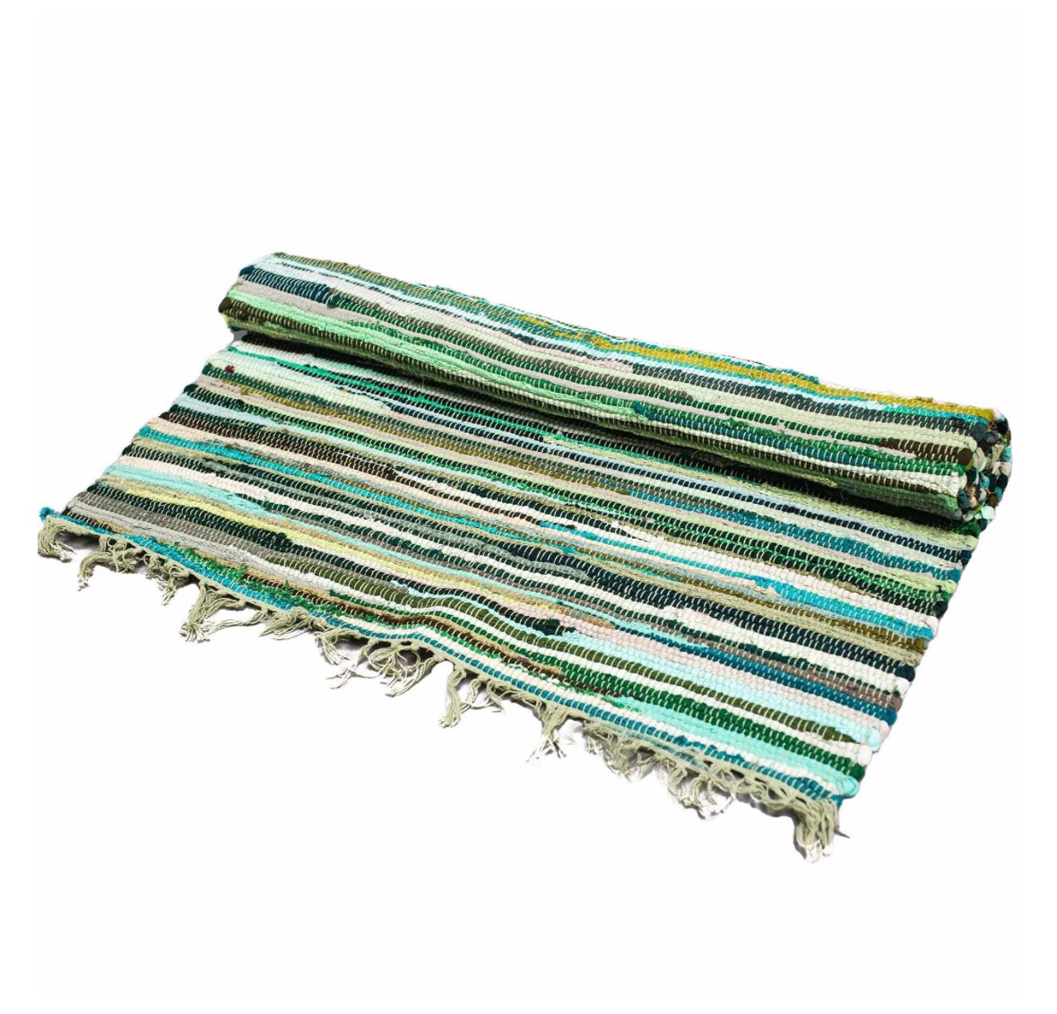 Large Cotton Room Rag Rug - 150x90cm 5 Colours Available