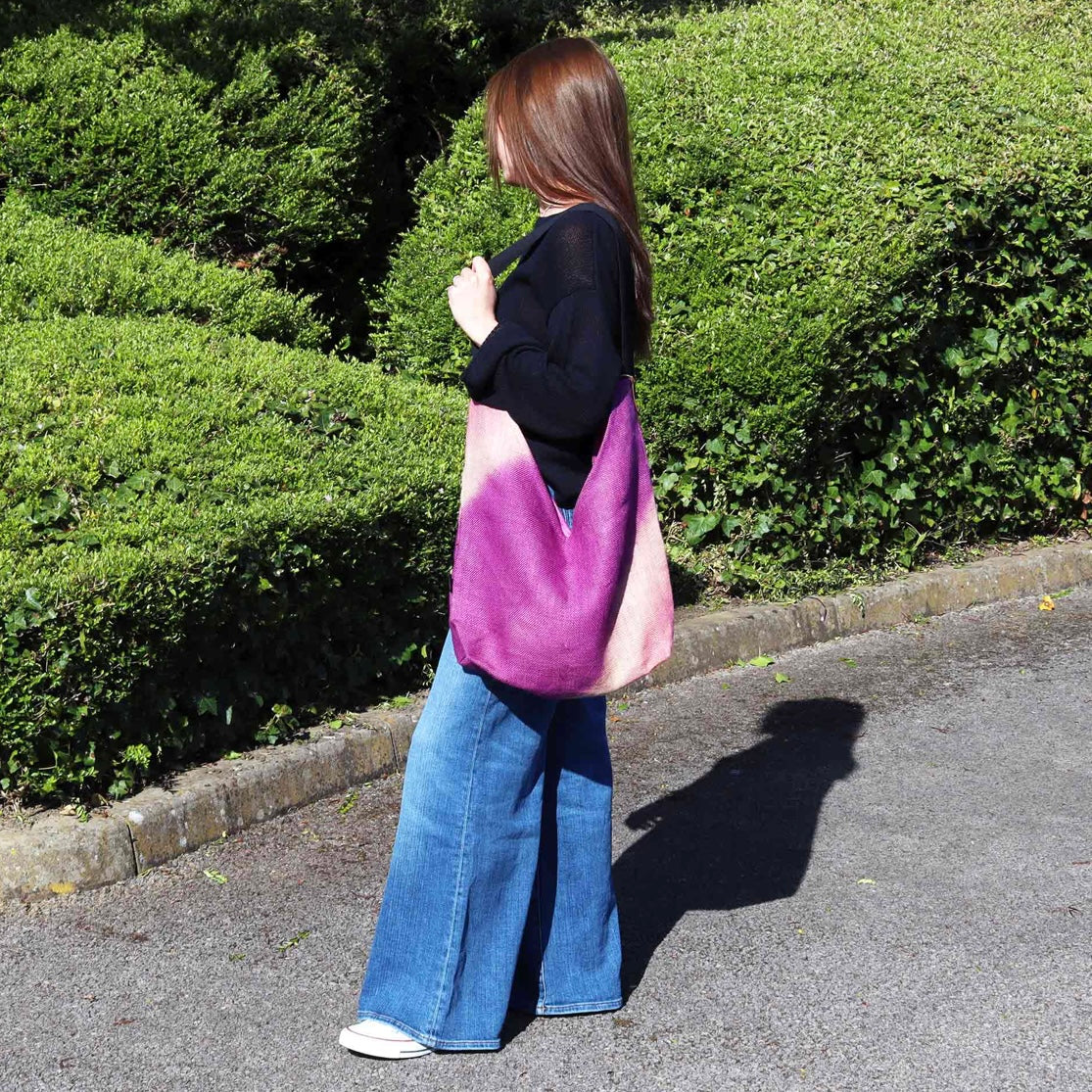 Soft Blend Shoulder Tote Bag - Tie Dye