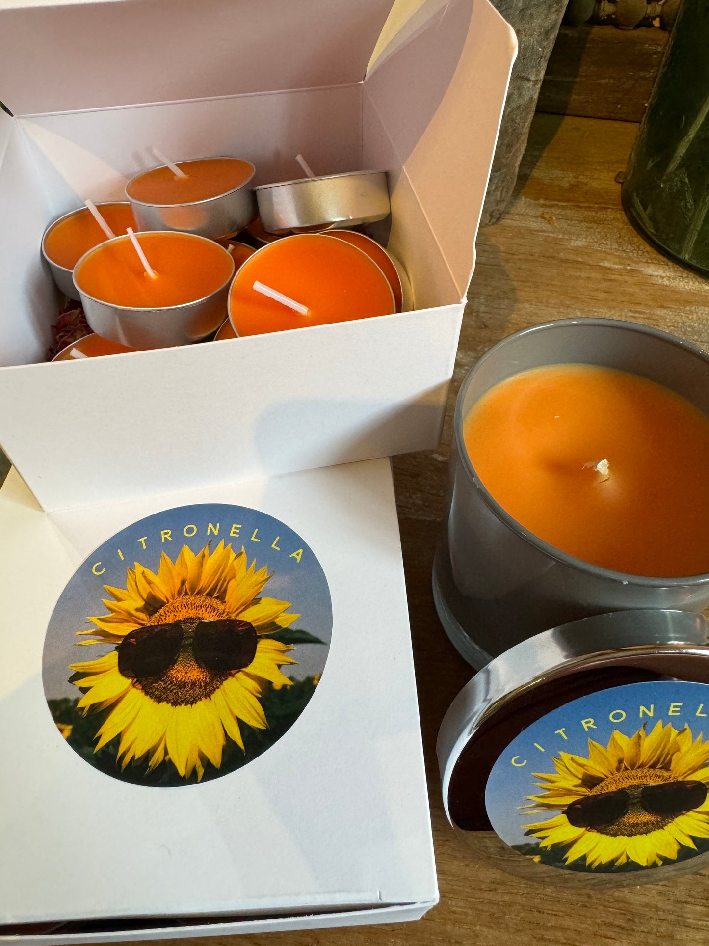 Citronella Essential Oil Candle for Outdoor Use