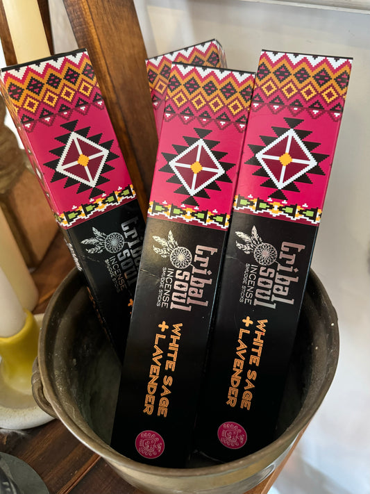 Tribal Soul Incense - White Sage & Lavender