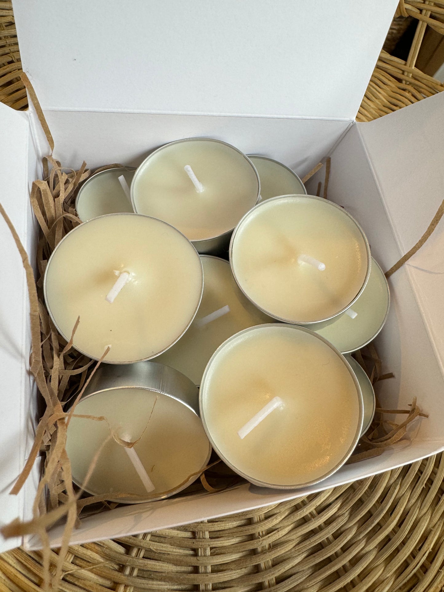 Lemongrass Soy Wax Tea lights - Box of 10