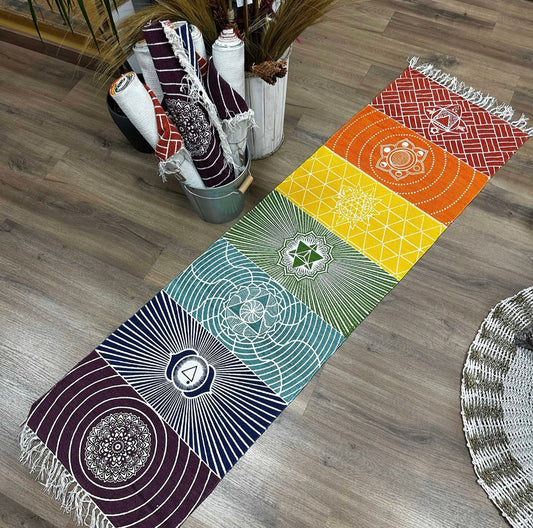 Yoga Rug - 60x200cm - 7 Chakras