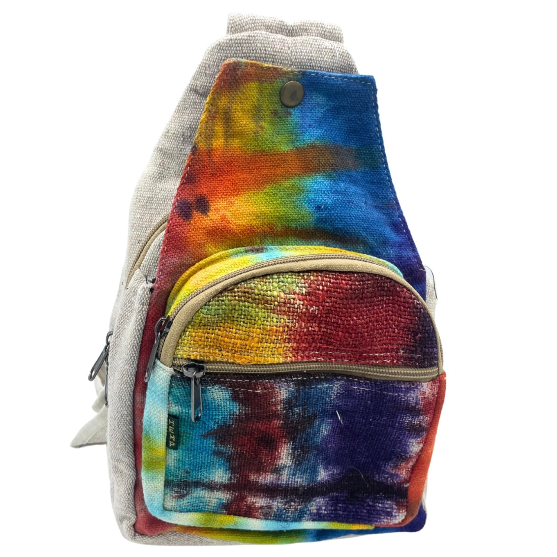 Tie-dye Hemp Sling Shoulder Bag